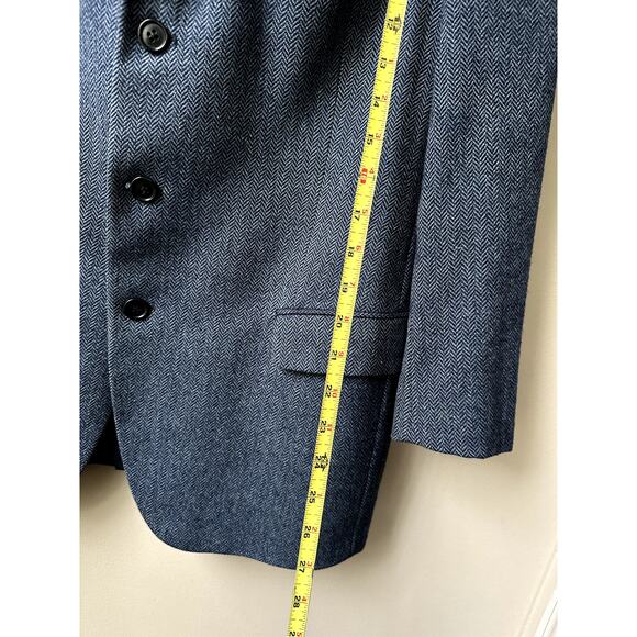 Davide Cenci Blazer Jacket 100% Pure Wool 3 Buttons Pockets Mens Good condition - Picture 7 of 11